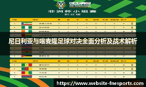 尼日利亚与喀麦隆足球对决全面分析及战术解析